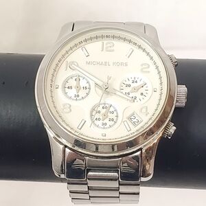 Michael Kors Silver Chronograph Watch